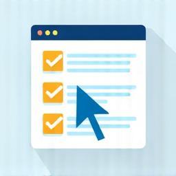 Step 1: Icon representing selecting an activity from a list