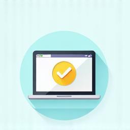 Step 2: Icon representing online booking via a device
